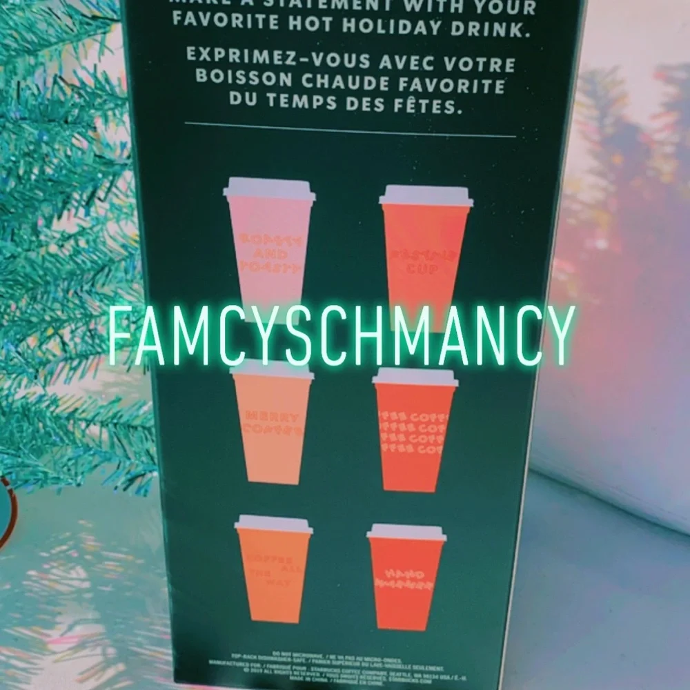 Starbucks holiday cup tumbler set